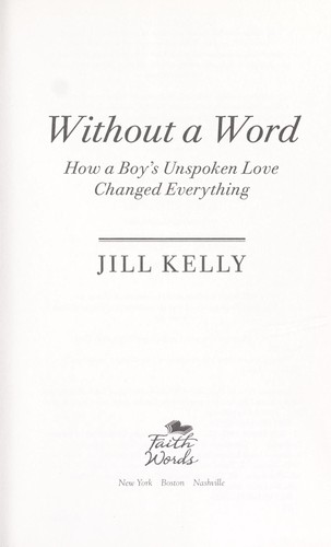 Without a word by Jill Kelly