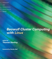 Beowulf cluster computing with Linux by William Gropp, Ewing Lusk, Thomas Sterling