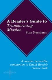 Reader's Guide To Transforming Mission (American Society of Missiology Series) Stan Nussbaum