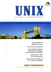 UNIX User's Handbook Marty Poniatowski