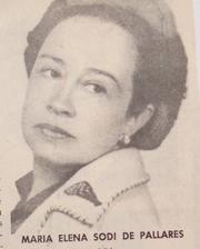 María Elena Sodi de Pallares