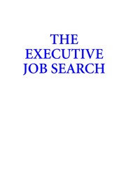 the-executive-job-search-cover