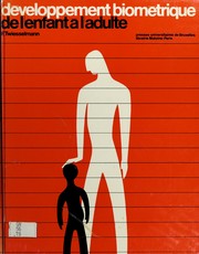 Cover of: Développement biométrique de l'enfant à l'adulte by François Twiesselmann