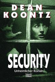 Cover of: Security. Unheimlicher Roman. by 