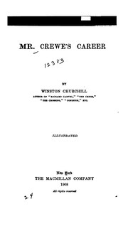 Cover of: Mr. Crewe's career by Winston Churchill