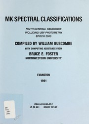 MK spectral classifications by William Buscombe