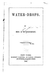 Cover of: Water-drops