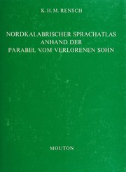 Cover of: Nordkalabrischer Sprachatlas anhand der Parabel vom verlorenen Sohn.