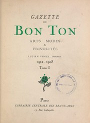 Cover of: Gazette du bon ton