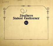 Cover of: Southern Student Conference, Blue Ridge, North Carolina, June 15-24, 1923 by Blue Ridge Association (Black Mountain, N.C.)