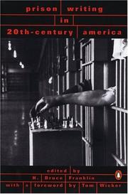 Cover of: Prison writing in 20th-century America