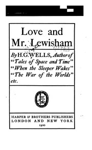Cover of: Love and Mr. Lewisham by H. G. Wells