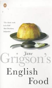 Cover of: English Food by Jane Grigson