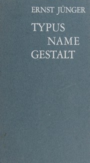 Cover of: Typus, Name, Gestalt.