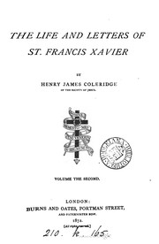Cover of: The Life And Letters Of St. Francis Xavier: Volume 2