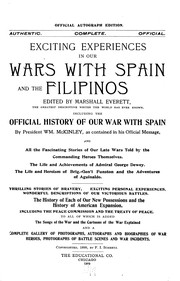 Cover of: Exciting experiences in our wars with Spain and the Filipinos