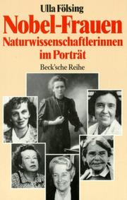 Nobel-Frauen by Ulla Fölsing