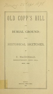Old Copp's hill and burial ground by E. MacDonald