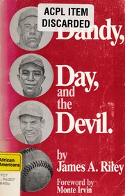 Cover of: Dandy, Day, and the Devil by James A. Riley