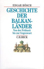 Cover of: Geschichte der Balkanländer by Edgar Hösch