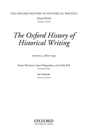 Cover of: The Oxford history of historical writing