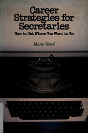 Cover of: Career strategies for secretaries