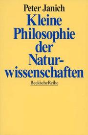 Cover of: Kleine Philosophie der Naturwissenschaften.