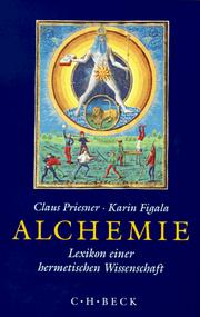 Cover of: Alchemie by herausgegeben von Claus Priesner und Karin Figala.
