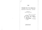 Cover of: Tribute to Freud by H. D. (Hilda Doolittle)