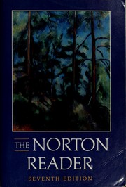 Cover of: The Norton Reader by Arthur M. Eastman