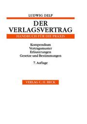 Cover of: Der Verlagsvertrag.