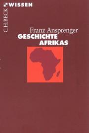 Cover of: Geschichte Afrikas