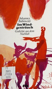 Cover of: Im Windgesträuch by Johannes Bobrowski