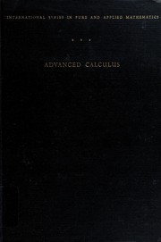 Cover of: Advanced calculus. by Robert Creighton Buck