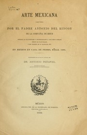 Cover of: Arte mexicana by Antonio del Rincon