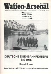 Cover of: Deutsche Eisenbahnpioniere bis 1945. by Helmut Krause