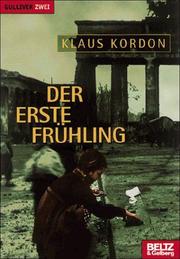 Cover of: Der erste Frühling