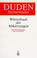 Cover of: Duden Wörterbuch der Abkürzungen
