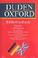 Cover of: Duden-Oxford