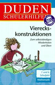 Cover of: Duden Schülerhilfen, Viereckskonstruktionen