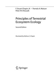 Cover of: Principles of terrestrial ecosystem ecology by Chapin, F. Stuart III