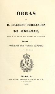 Cover of: Obras de D. Leandro Fernández de Moratín by Leandro Fernández de Moratín