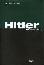 Cover of: Hitler 1936-1945: Nemesis