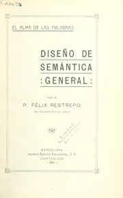 Cover of: El alma de las palabras: diseño de semántica general