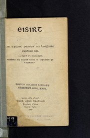Cover of: Eisirt by Peadar Ó Laoghaire