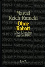 Cover of: Ohne Rabatt by Marcel Reich-Ranicki