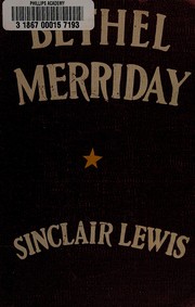 Cover of: Bethel Merriday by Sinclair Lewis