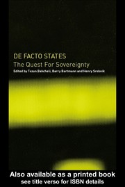 Cover of: De facto states: the quest for sovereignty