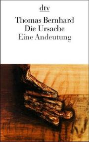 Cover of: Die Ursache