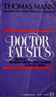 Cover of: Doctor Faustus by Thomas Mann